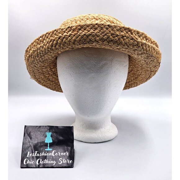 Helen Kaminski Women\'s Natural 100% Raffia Wide-Brim Sun Hat Handmade  3277 main image 8